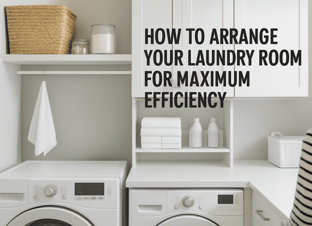 How to Arrange Your Laundry Room for Maximum Efficiency
